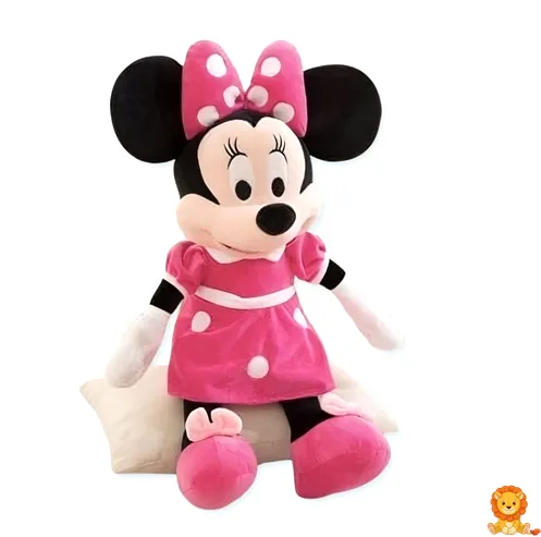 Rózsaszín Minnie egér plüss