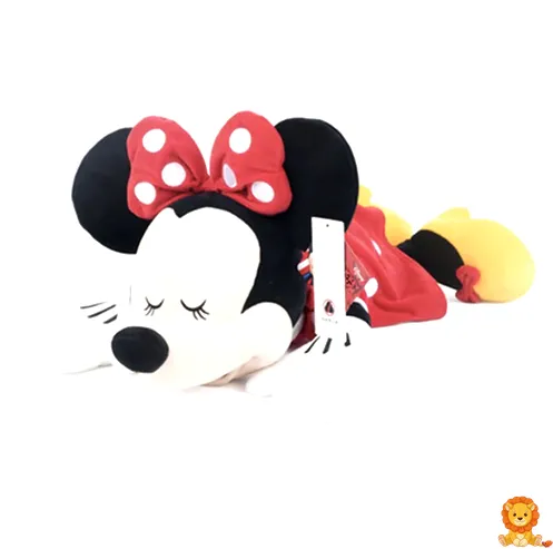 Sevimli Minnie Mouse yastık peluş, yumuşak dokulu, rahat uyku için ideal, çocuk odası dekorasyonu için mükemmel. - View 3