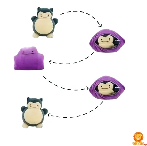 卡比兽双面毛绒枕