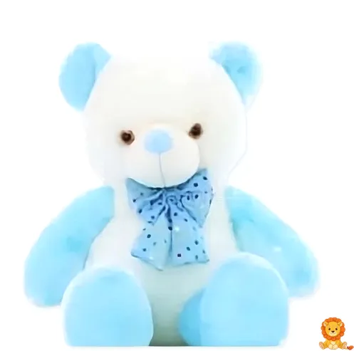 귀여운 파란색 곰인형
