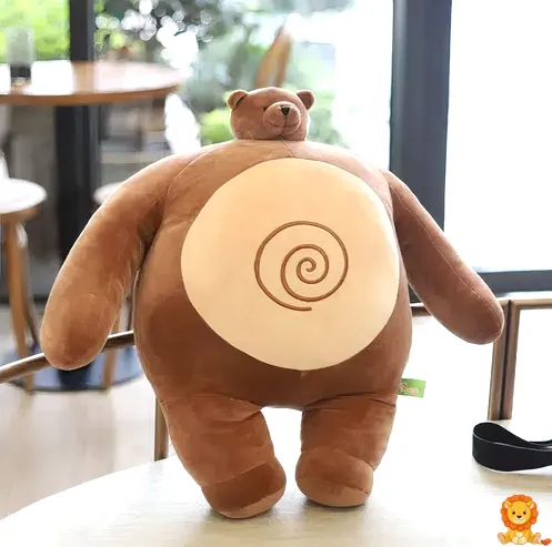 Peluche Ours Dodu, ursuleț de pluș moale și pufos, disponibil în diferite dimensiuni, perfect pentru îmbrățișări și decorarea camerei copiilor. - View 2