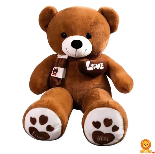 사랑스러운 갈색 곰 인형