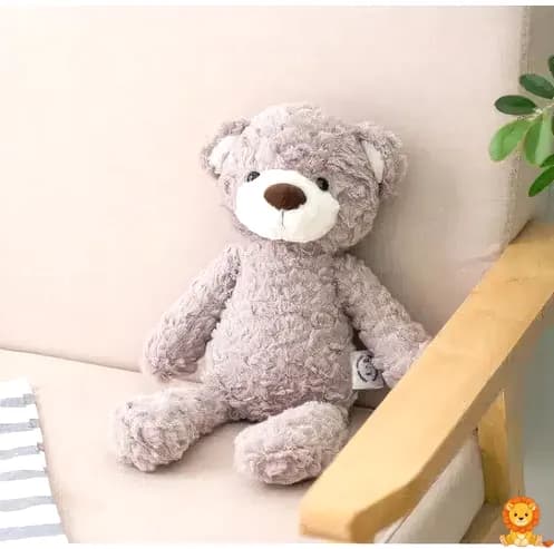 Peluche ours tellement douce, un ursuleț de pluș extrem de moale, cu ochi blânzi și un zâmbet prietenos, perfect pentru îmbrățișări și momente de confort. - View 2