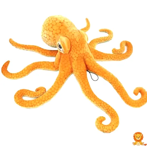 Okyanusların Kralı Dev Ahtapot Peluş, farklı boyutlarda (55cm ve 80cm), yumuşak dokulu, detaylı işçilikli, çocuk odası veya oturma odası dekorasyonu için ideal. - View 2