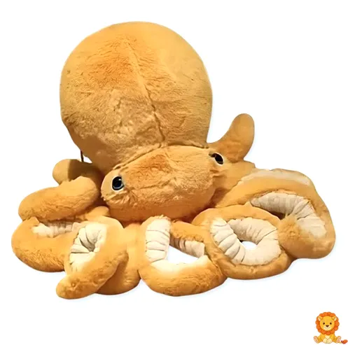 Peluche de pulpo amarillo demasiado lindo