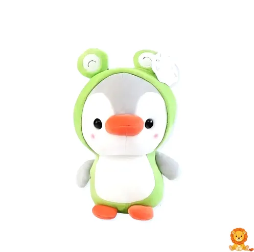 ตุ๊กตาเพนกวินปลอมตัวเป็นกบ