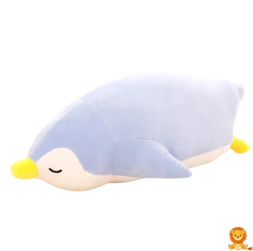 ของเล่นตุ๊กตาเพนกวินสีฟ้า