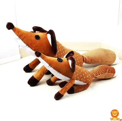Kleine Prins Vos Knuffel, zacht en knuffelbaar, met de kenmerkende rode vacht en grote oren, perfecte vriend voor kinderen en fans van het boek. - View 2