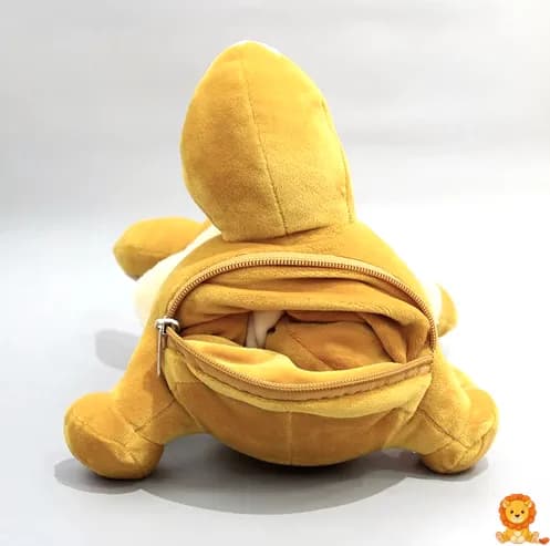 Reversible Eevee Egg Plush, showing both the egg form and the Eevee plush form, soft and cuddly, ideal for Pokemon fans and collectors. - View 3
