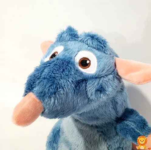 Peluche de Rémy Ratatouille, el famoso chef rata de la película de Disney Pixar, con su gorro de cocinero y expresión amigable. - View 6