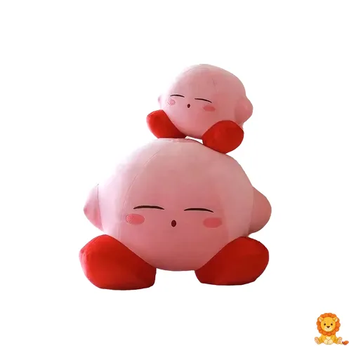 Roz roz Kirby de pluș care doarme