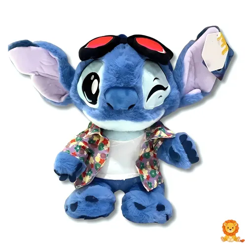 Stitch plush with flower shirt