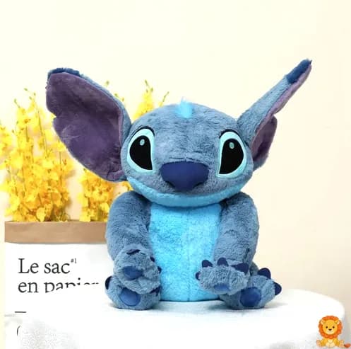 Mäkký plyšový Stitch, rozkošná plyšová hračka s veľkými očami a hebkým materiálom, ideálny na maznanie pre deti aj dospelých. - View 7