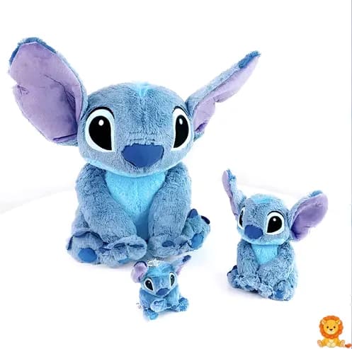 Mäkký plyšový Stitch, rozkošná plyšová hračka s veľkými očami a hebkým materiálom, ideálny na maznanie pre deti aj dospelých. - View 2