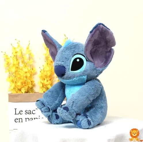 Mäkký plyšový Stitch, rozkošná plyšová hračka s veľkými očami a hebkým materiálom, ideálny na maznanie pre deti aj dospelých. - View 8