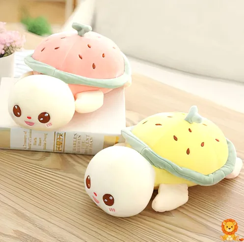 ตุ๊กตาเต่าผลไม้หลากสีสัน น่ารัก น่ากอด ทำจากผ้าพลัฌเนื้อนุ่ม เหมาะสำหรับเด็กและผู้ใหญ่ เป็นของขวัญที่สมบูรณ์แบบสำหรับทุกโอกาส - View 2