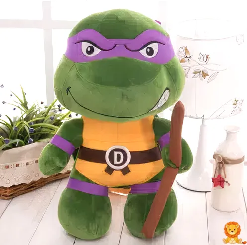 ตุ๊กตาเต่านินจา Donatello ถือกระบอง บุคลิกฉลาดและใจดี เหมาะสำหรับเป็นเพื่อนเล่นหรือของสะสม - View 4