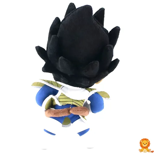 Peluche de Végéta, el príncipe Saiyajin de Dragon Ball, con su característica armadura y pose desafiante. Suave y abrazable, ideal para fans de todas las edades. - View 2