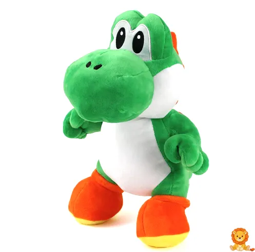 Peluche Yoshi Mario de alta calidad, disponible en 28cm y 33cm. Un compañero suave y adorable para fans de todas las edades. - View 3