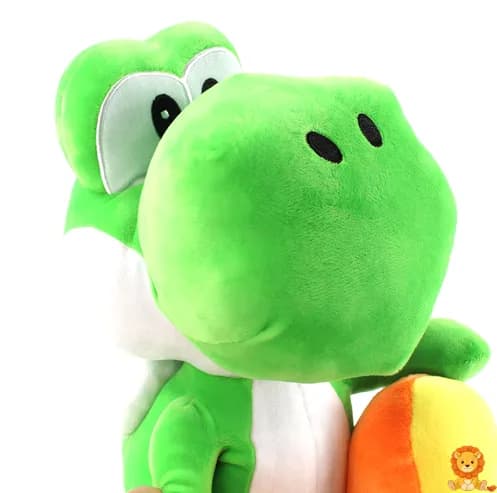 Peluche Yoshi Mario de alta calidad, disponible en 28cm y 33cm. Un compañero suave y adorable para fans de todas las edades. - View 4
