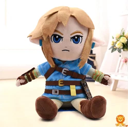 Peluche Zelda Link Breath of the Wild plišana igračka, detaljna replika Linka iz igre Breath of the Wild, visoke kvalitete i savršena za kolekcionare i obožavatelje. - View 3