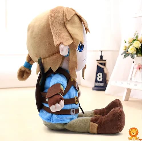 Peluche Zelda Link Breath of the Wild plišana igračka, detaljna replika Linka iz igre Breath of the Wild, visoke kvalitete i savršena za kolekcionare i obožavatelje. - View 4