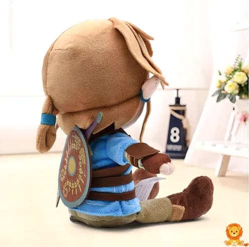Peluche Zelda Link Breath of the Wild plišana igračka, detaljna replika Linka iz igre Breath of the Wild, visoke kvalitete i savršena za kolekcionare i obožavatelje. - View 5